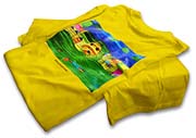 Tričko Nadácie Pontis. Plnofarebná (CMYK) rastrová priama tlač
