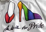 Tričko Mikloško for Pride. Plnofarebná (CMYK) rastrová priama tlač