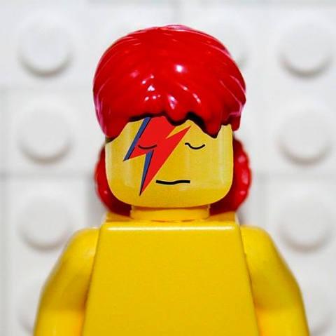 Lego Bowie Ziggy Stardust