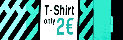 Tričko za 2 EURá