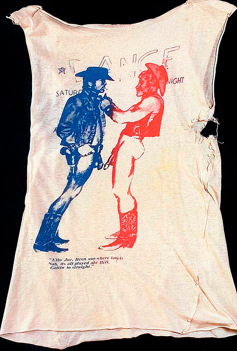 Tričko pod názvom Cowboys z roku 1976, autor: Vivienne Westwood