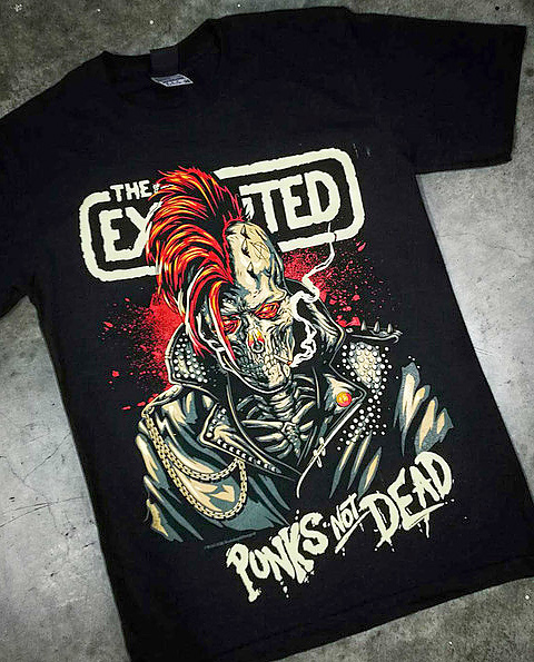 Tričko Punks Not Dead - The Exploited