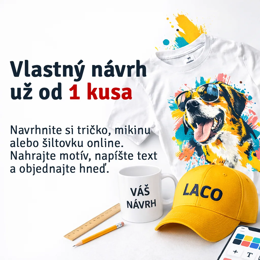 Individuálne návrhy potlač od 1 kusu